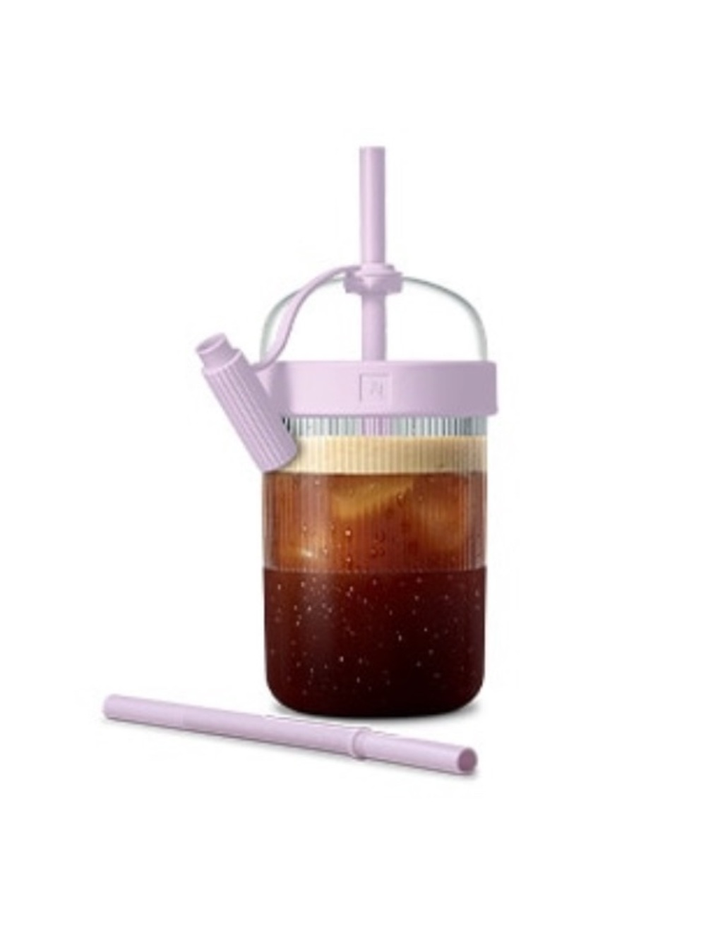 NWT Nespresso Limited Edition Iced Tumbler (Lavender with extra straw)